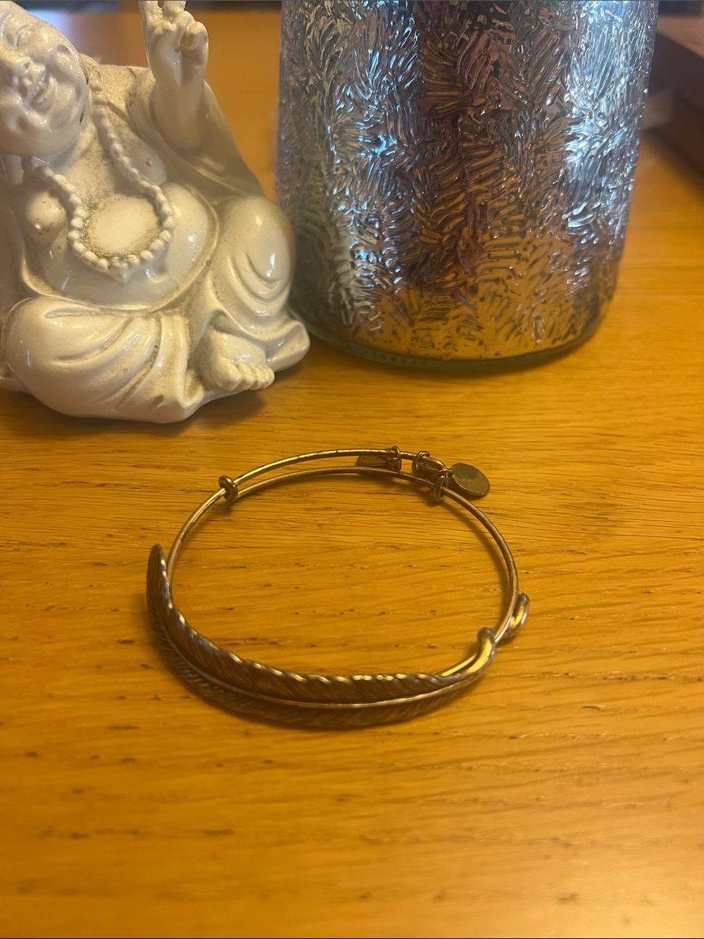Alex and Ani Gold Feather Cuff Bracelet - Women Jewelry
